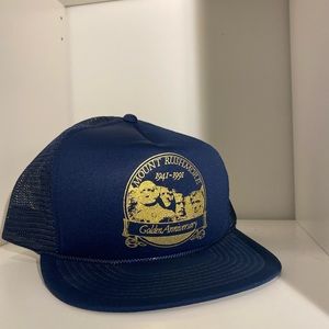 Vintage Mount Rushmore Snapback Trucker Hat